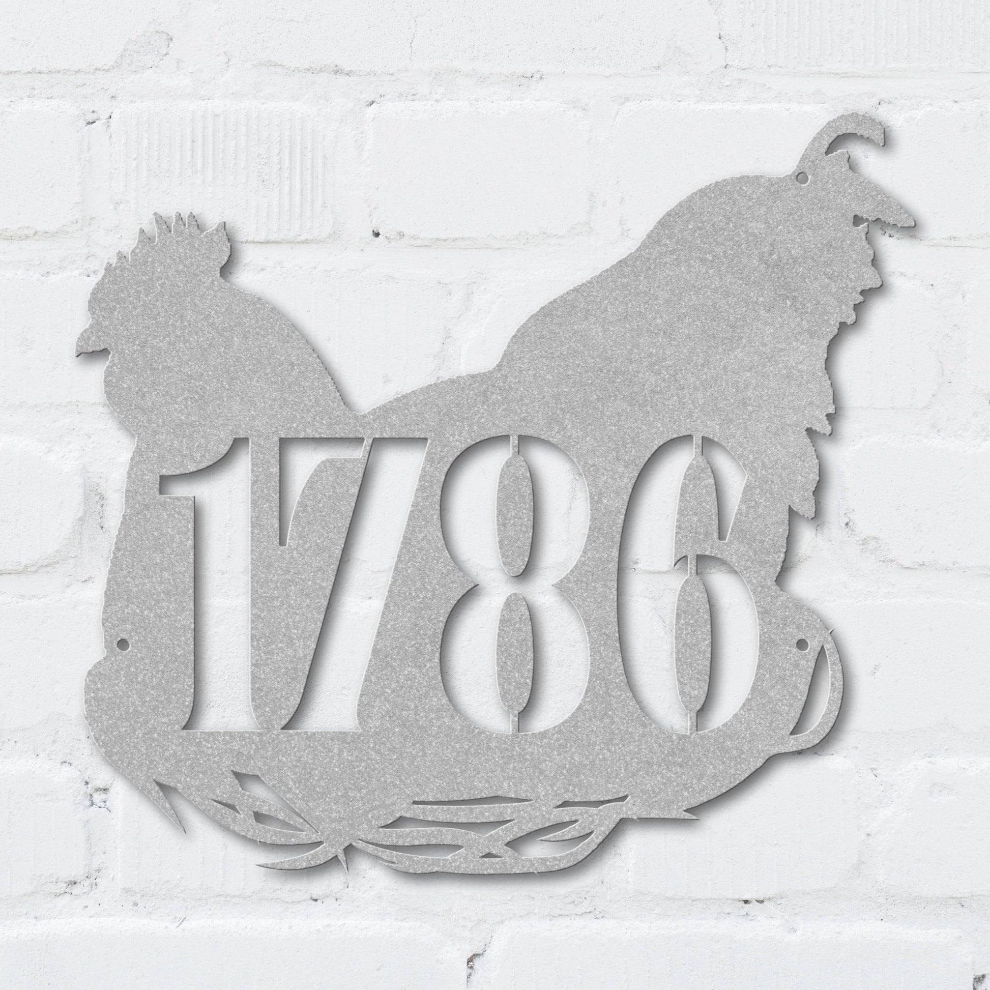 Plucky Chicken Address Sign - MISSIRON