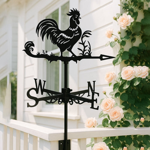 Rooster Stainless Steel Weathervane - MISSIRON