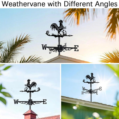 Rooster Stainless Steel Weathervane - MISSIRON