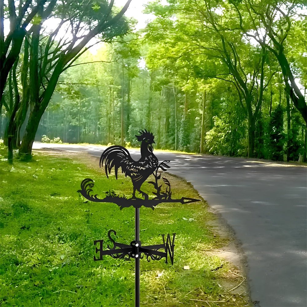 Rooster Stainless Steel Weathervane - MISSIRON