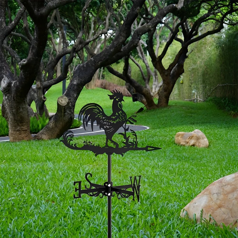 Rooster Stainless Steel Weathervane - MISSIRON