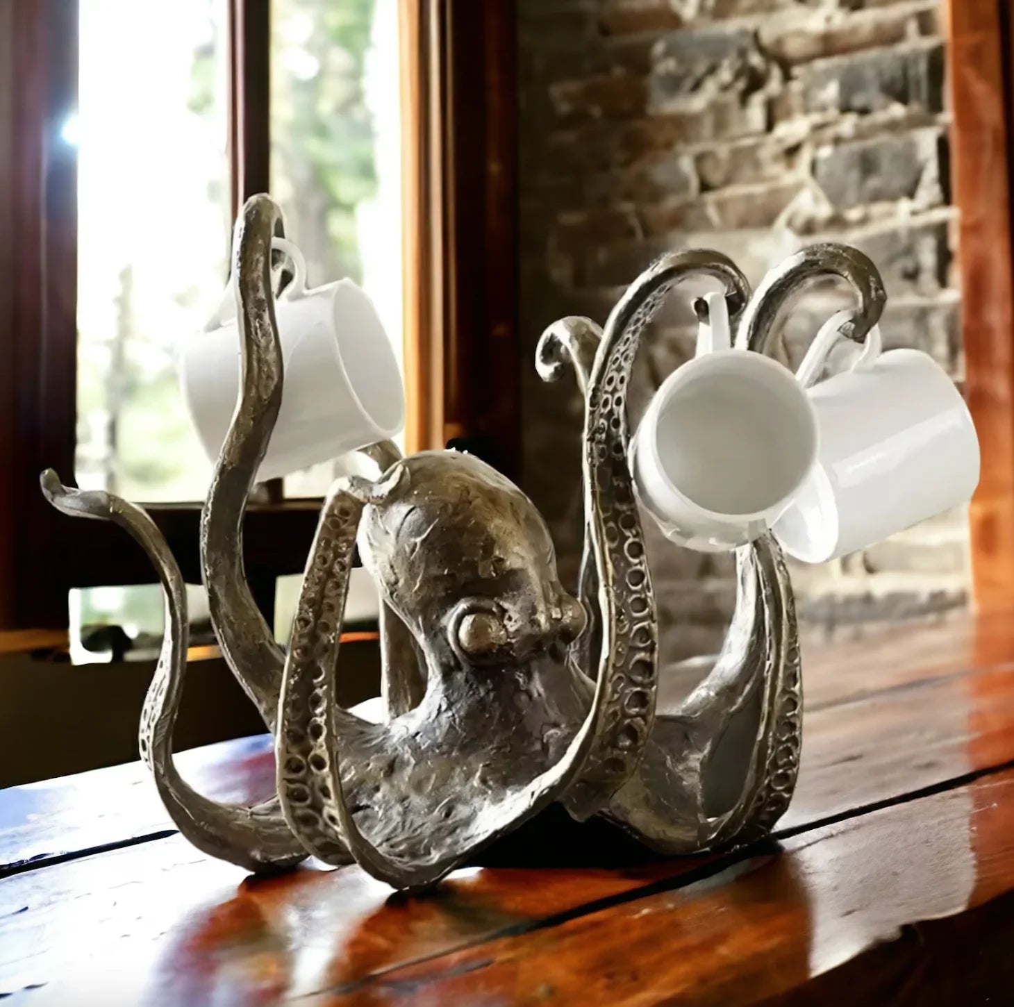 Rustic Octopus Mug Holder - MISSIRON