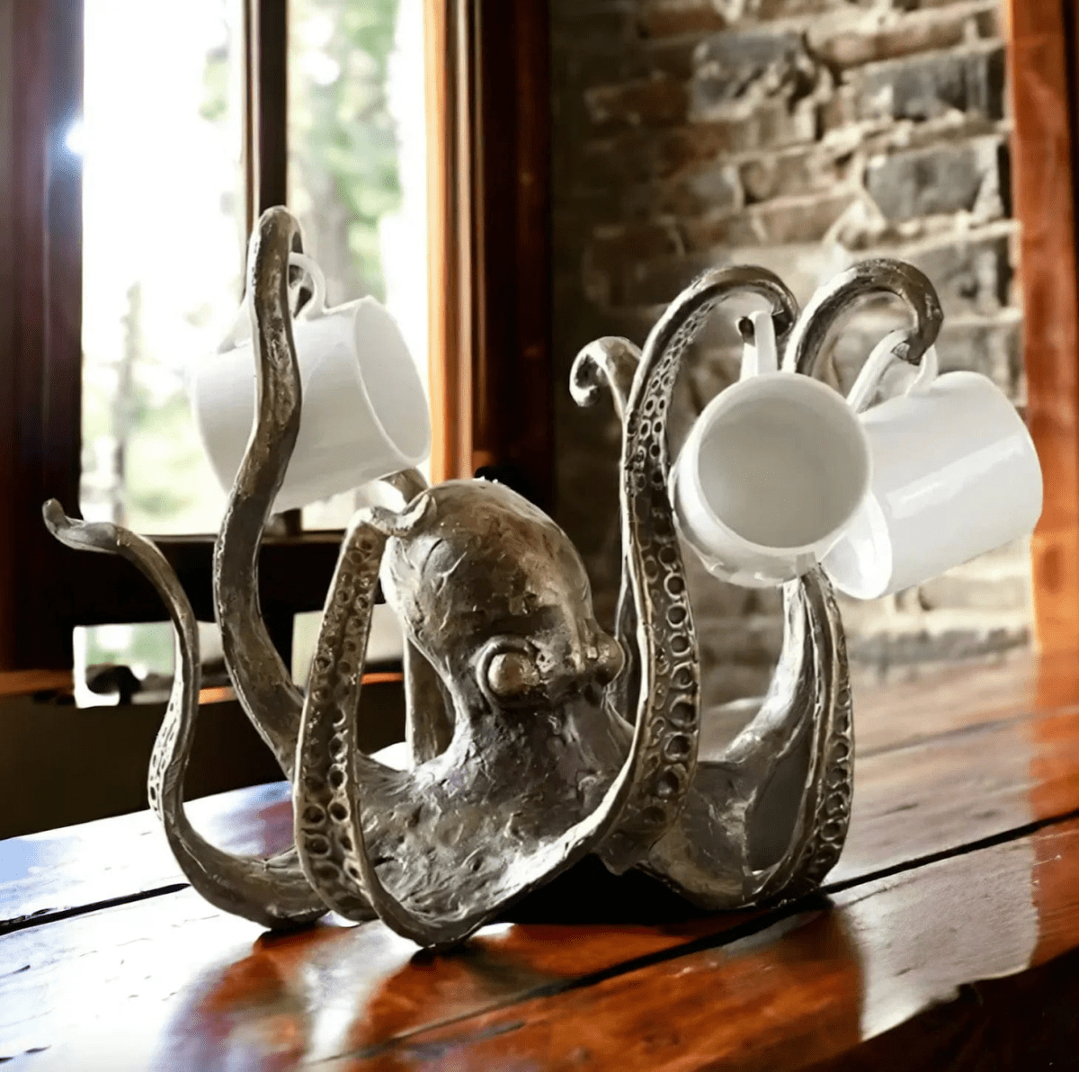 Rustic Octopus Mug Holder - MISSIRON