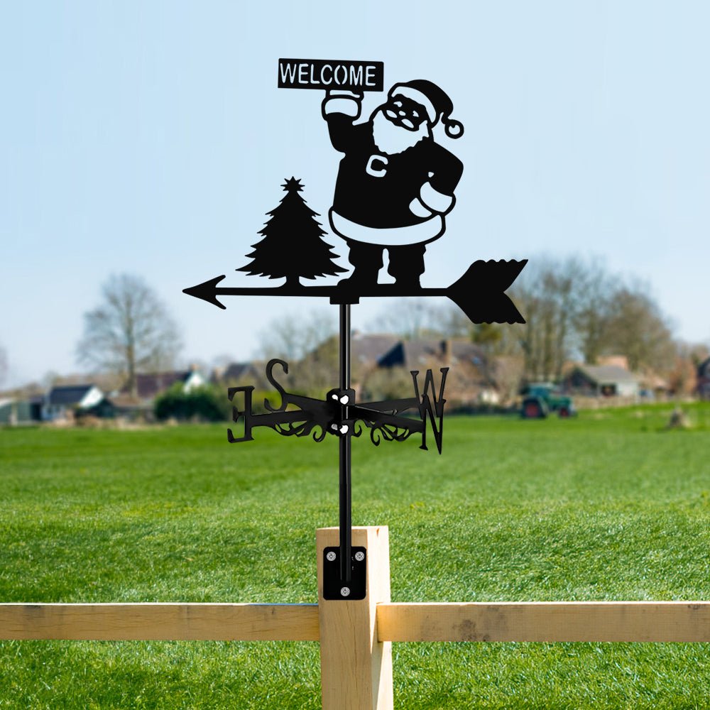 Santa Claus Stainless Steel Weathervane - MISSIRON