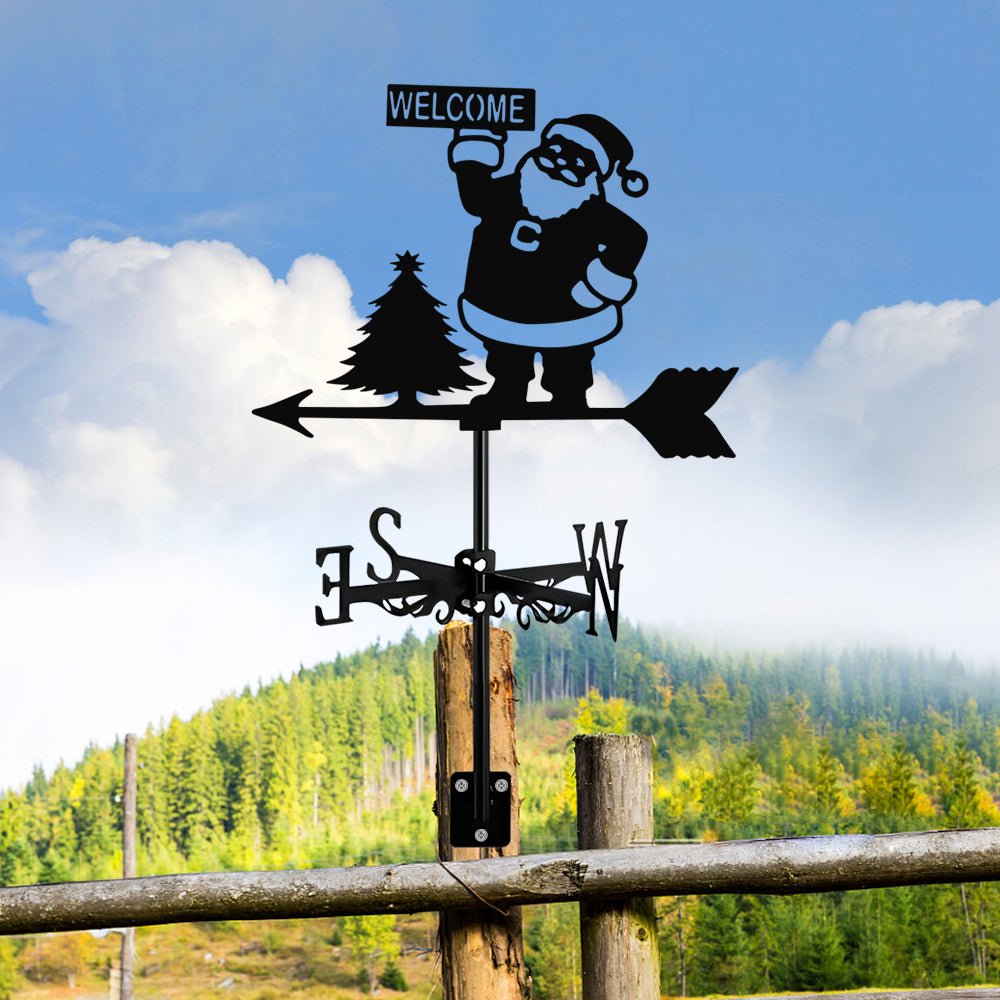 Santa Claus Stainless Steel Weathervane - MISSIRON
