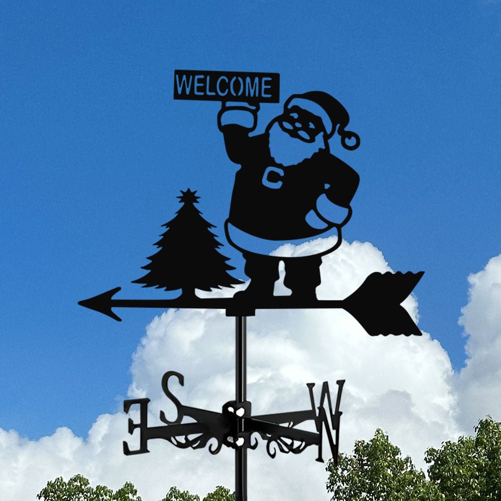 Santa Claus Stainless Steel Weathervane - MISSIRON