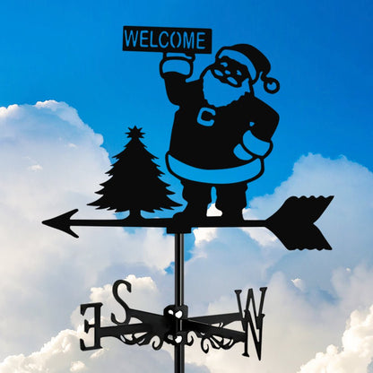 Santa Claus Stainless Steel Weathervane - MISSIRON