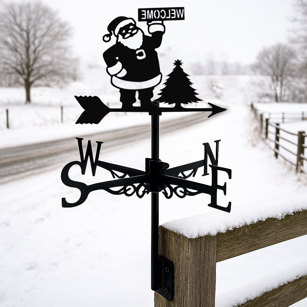 Santa Claus Stainless Steel Weathervane - MISSIRON