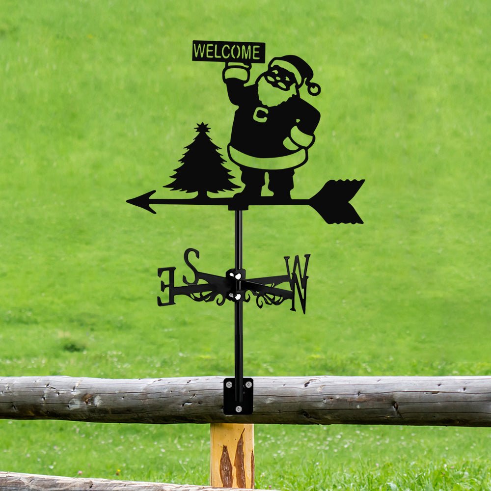 Santa Claus Stainless Steel Weathervane - MISSIRON