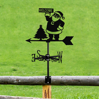 Santa Claus Stainless Steel Weathervane - MISSIRON