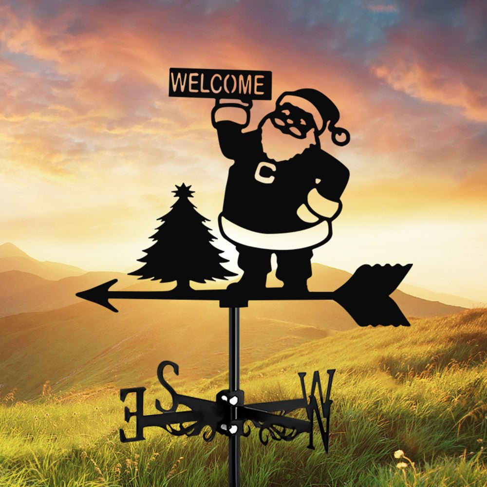 Santa Claus Stainless Steel Weathervane - MISSIRON