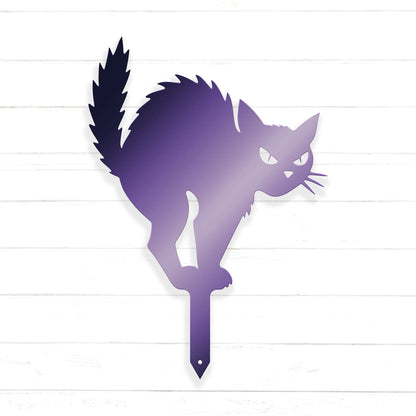 Scared Cat Yard Stake - MISSIRON