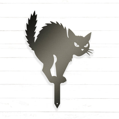 Scared Cat Yard Stake - MISSIRON