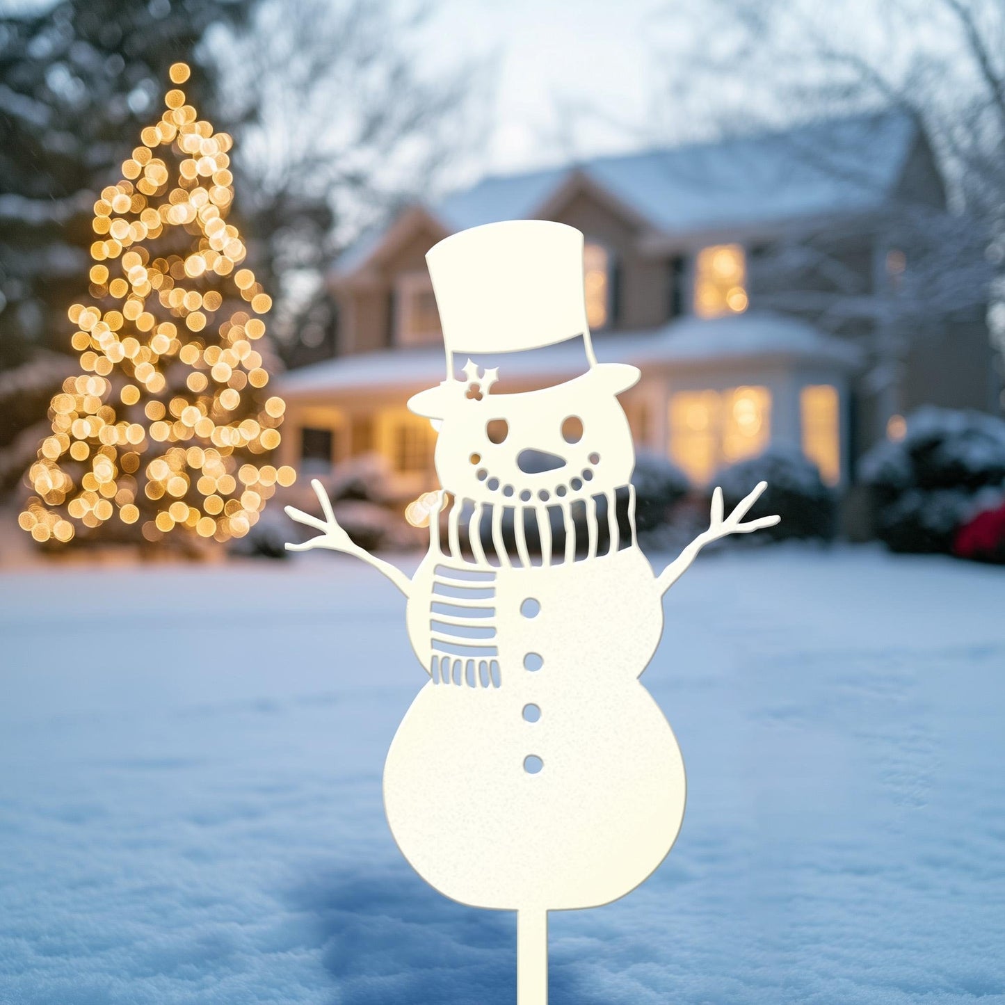 Snowman Yard Stake - MISSIRON