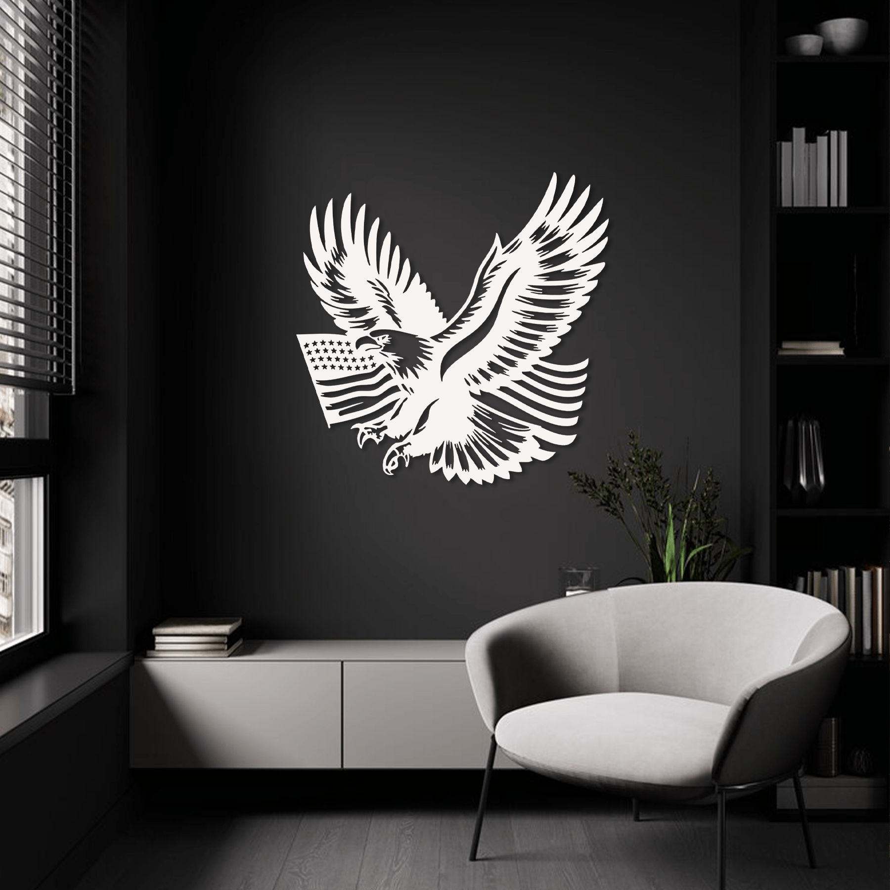 Soaring Eagle Wall Art - MISSIRON