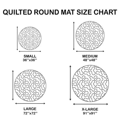 Stranger Things Quilted Round Mat - MISSIRON