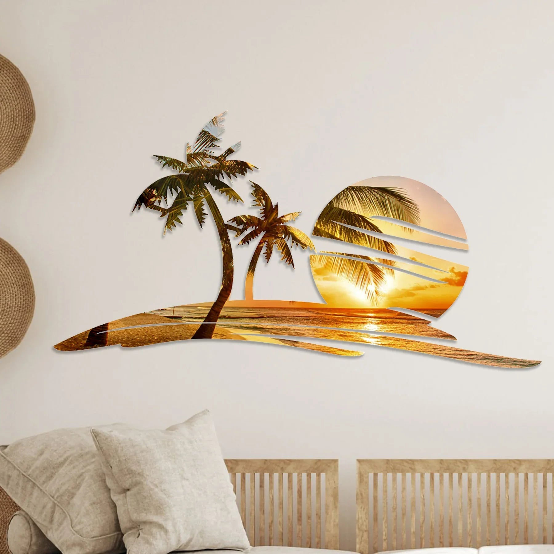 Sunset Beach Printed Wall Art - MISSIRON