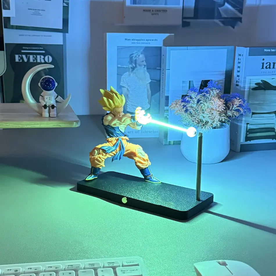 Dragon Ball Super Saiyan Magnetic Light Beam Figurine Puzzloria