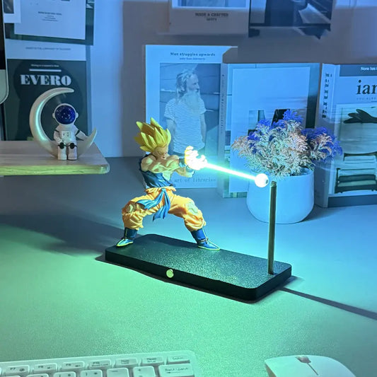 Dragon Ball Super Saiyan Magnetic Light Beam Figurine Puzzloria