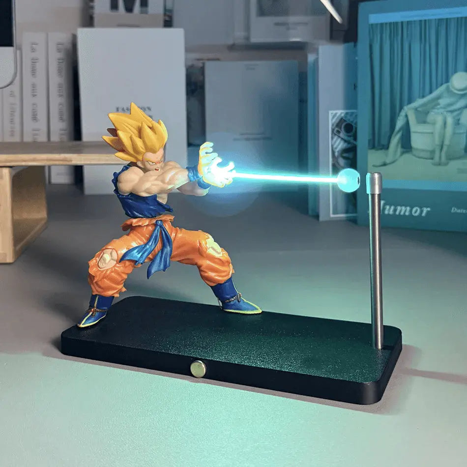 Dragon Ball Super Saiyan Magnetic Light Beam Figurine Puzzloria