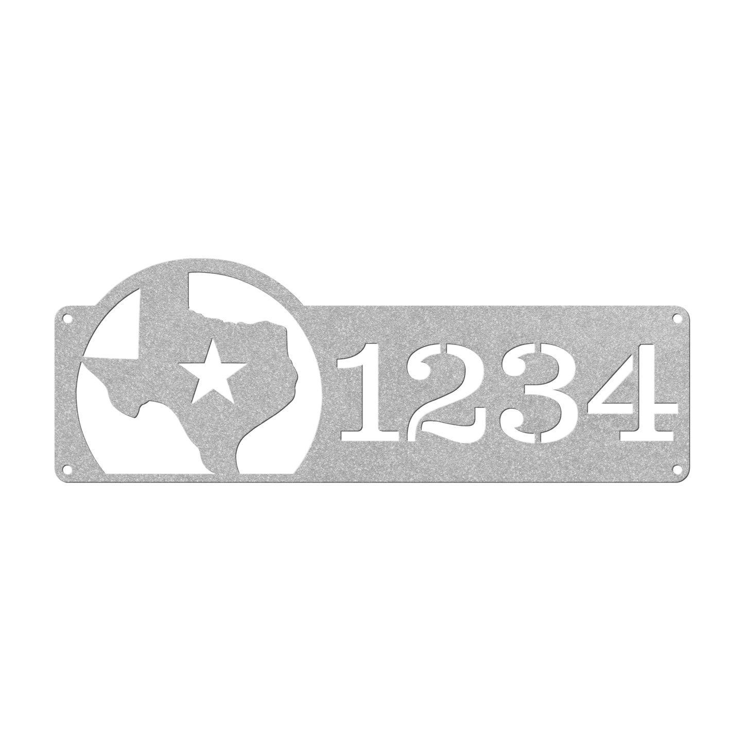 Texas Address Metal Sign - MISSIRON