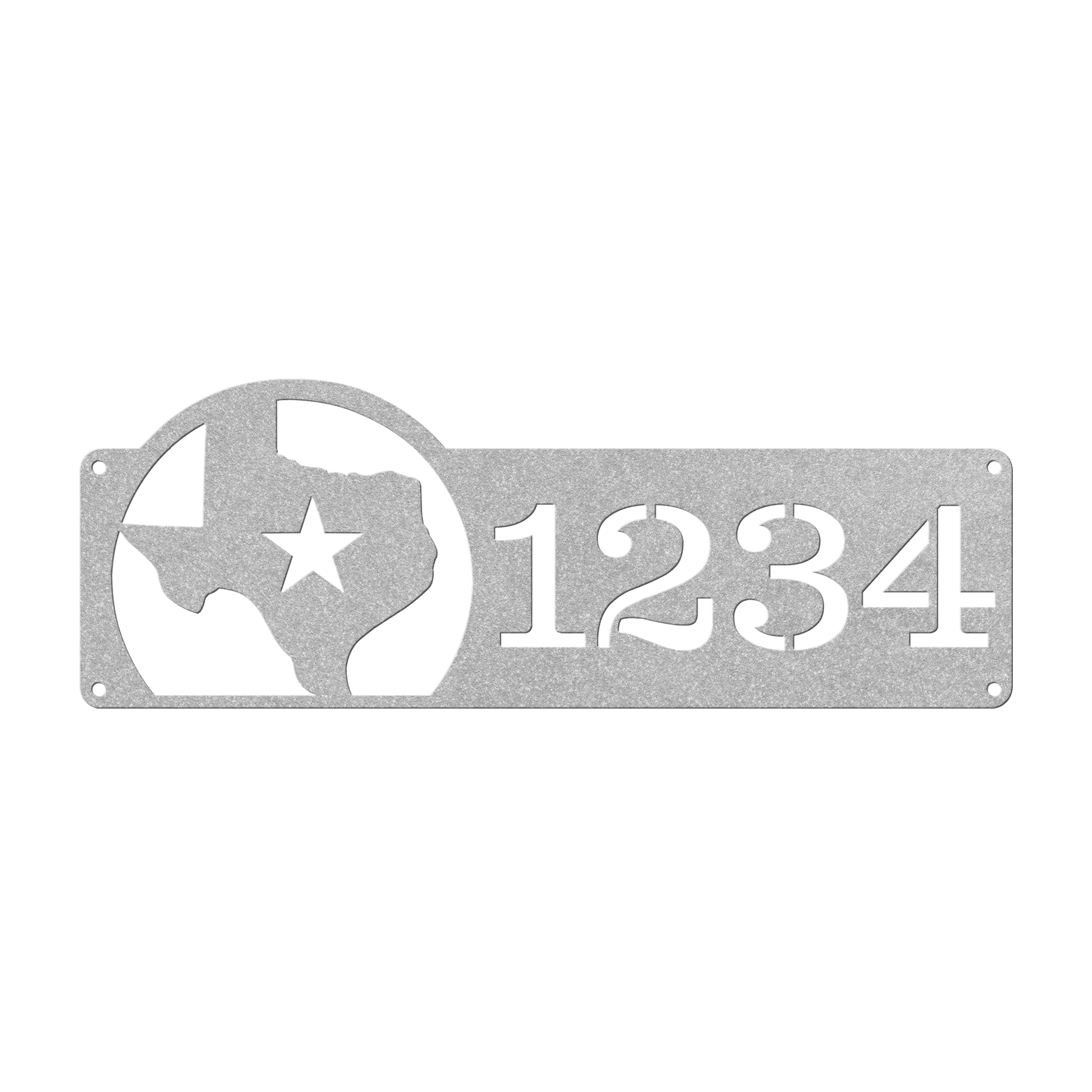 Texas Address Metal Sign - MISSIRON