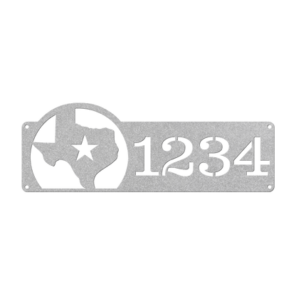 Texas Address Metal Sign - MISSIRON