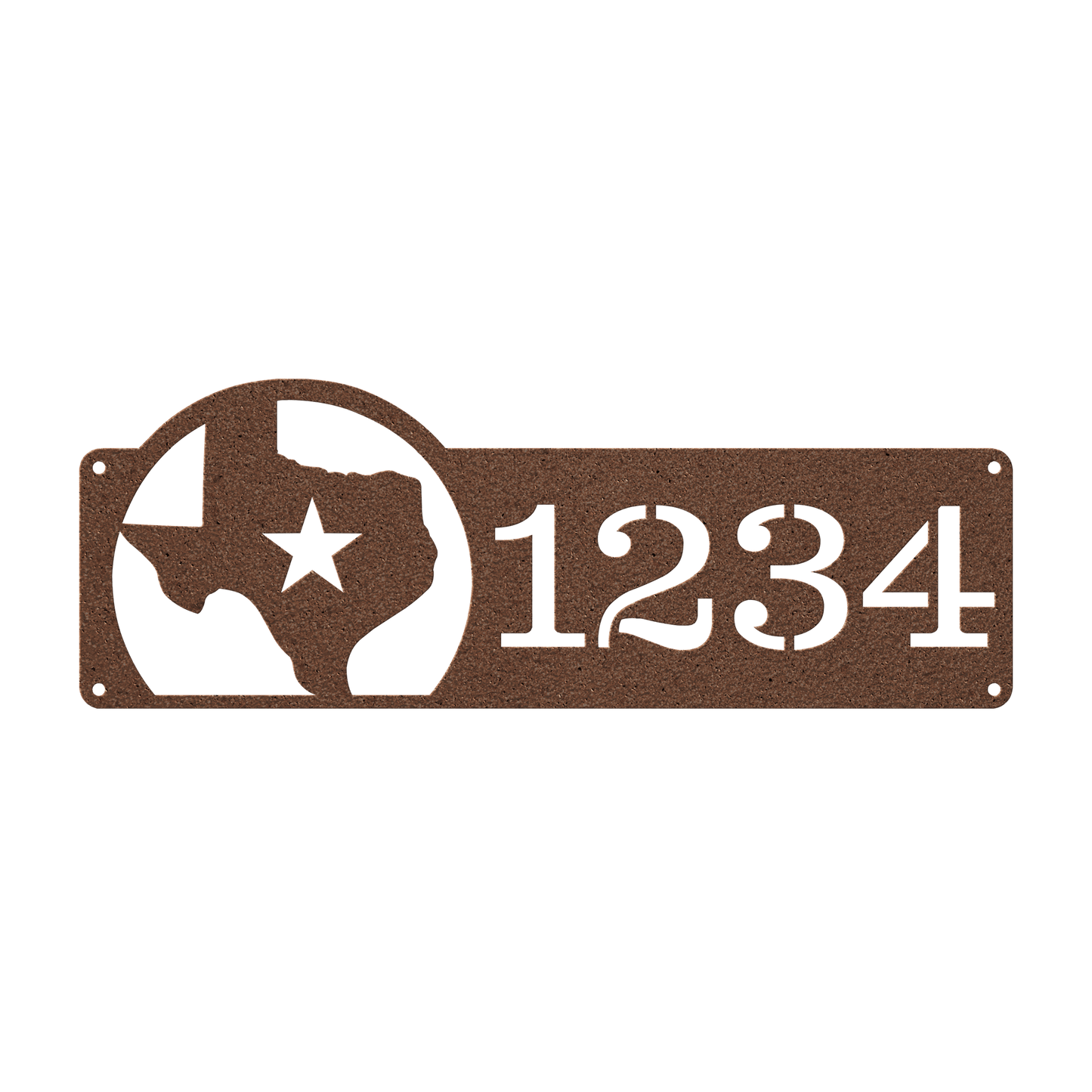 Texas Address Metal Sign - MISSIRON