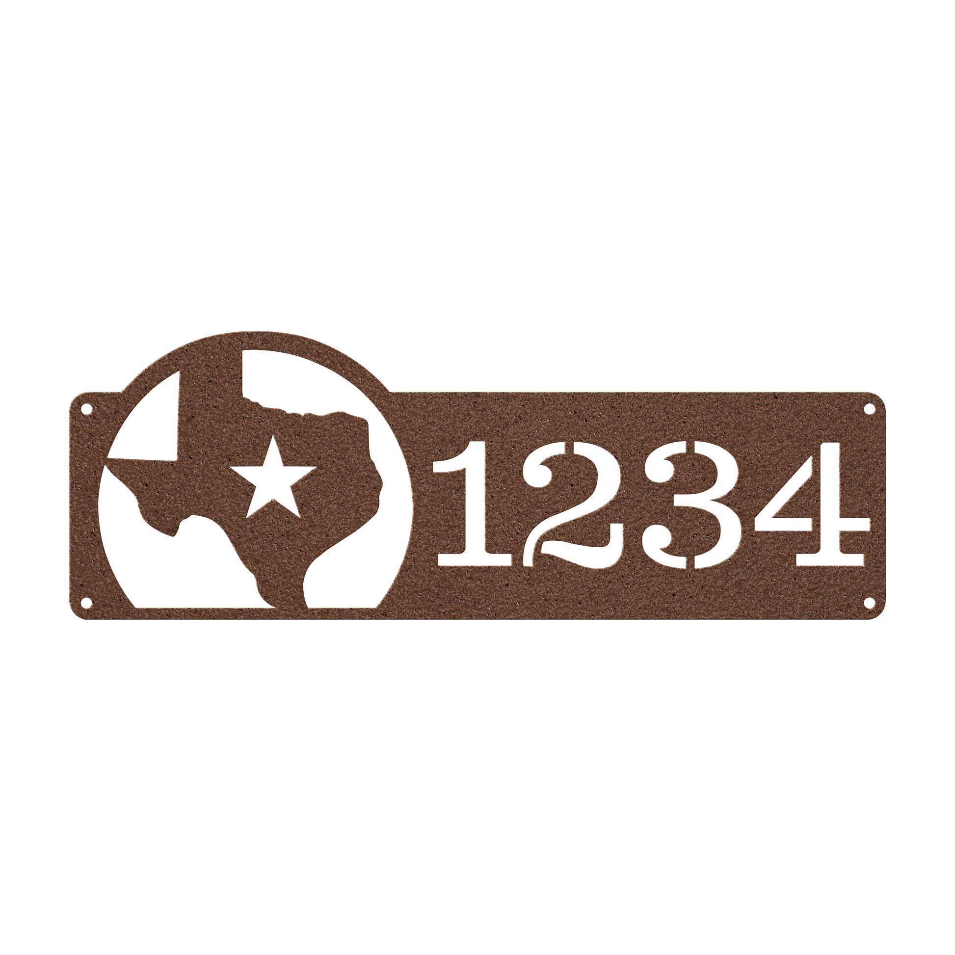 Texas Address Metal Sign - MISSIRON