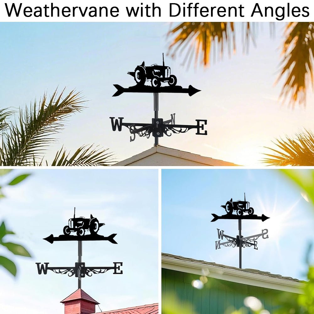 Tractor Stainless Steel Weathervane - MISSIRON