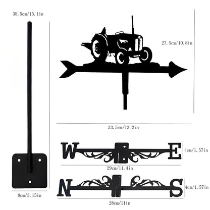 Tractor Stainless Steel Weathervane - MISSIRON