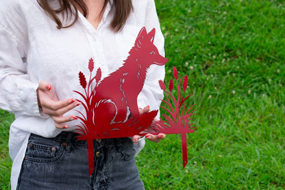 Whimsical Fox Garden Stake - MISSIRON
