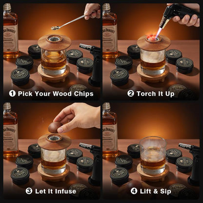 Whiskey Smoker Kit with Torch - MISSIRON