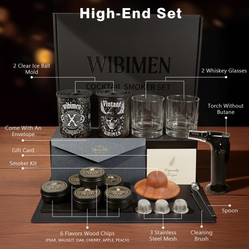 Whiskey Smoker Kit with Torch - MISSIRON