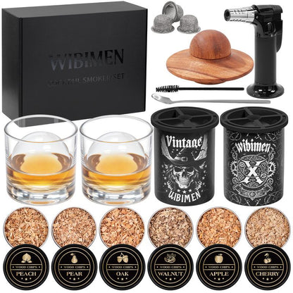 Whiskey Smoker Kit with Torch - MISSIRON