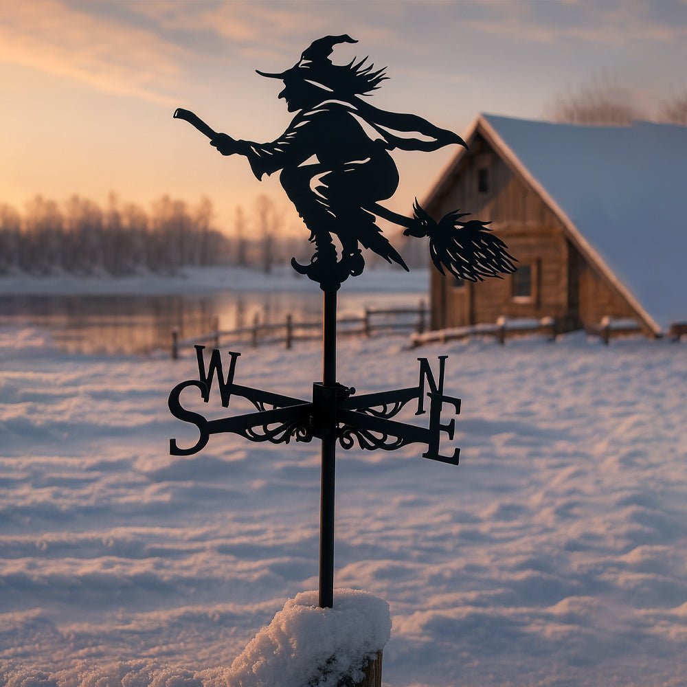 Witch Stainless Steel Weathervane - MISSIRON