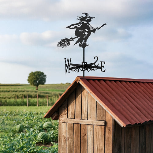 Witch Stainless Steel Weathervane - MISSIRON