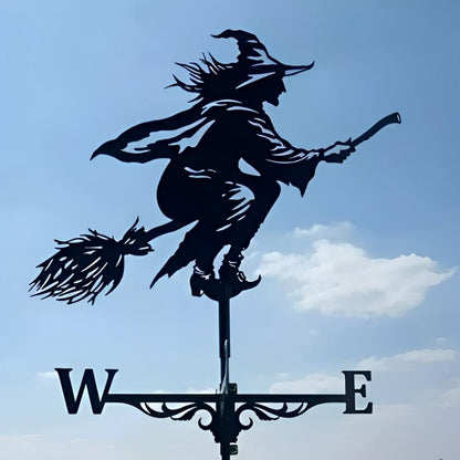 Witch Stainless Steel Weathervane - MISSIRON