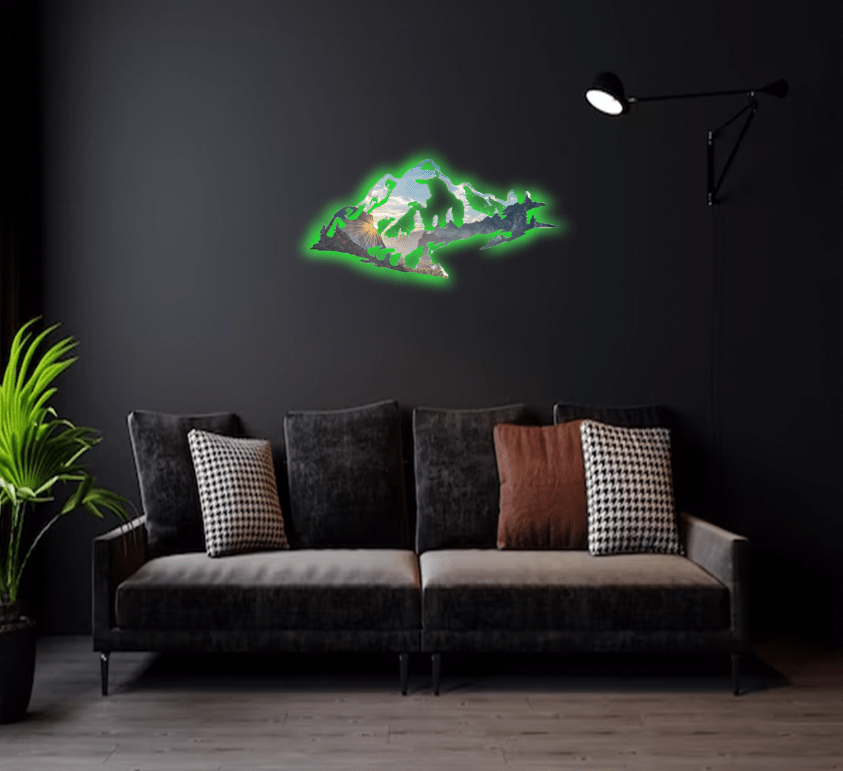 Yosemite Mountain Range View - Metal Wall Art - MISSIRON