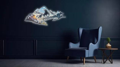 Yosemite Mountain Range View - Metal Wall Art - MISSIRON