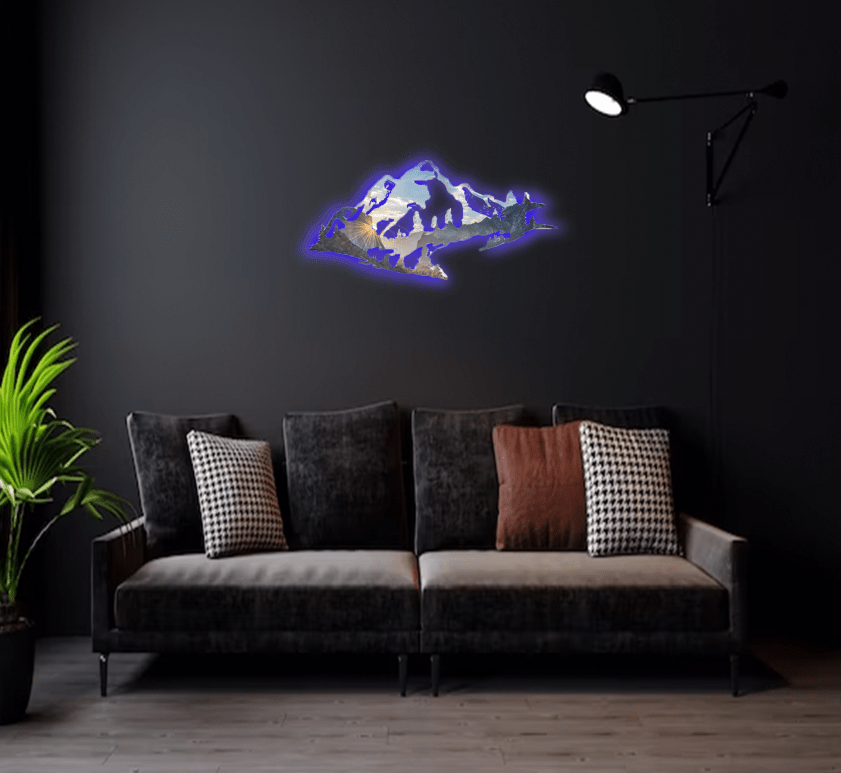 Yosemite Mountain Range View - Metal Wall Art - MISSIRON